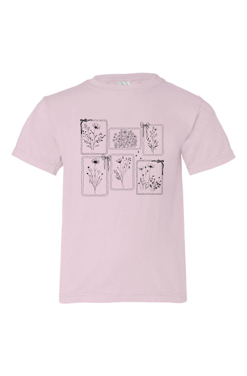 Wildflower Stamps Kids 100 Organic Cotton Tee