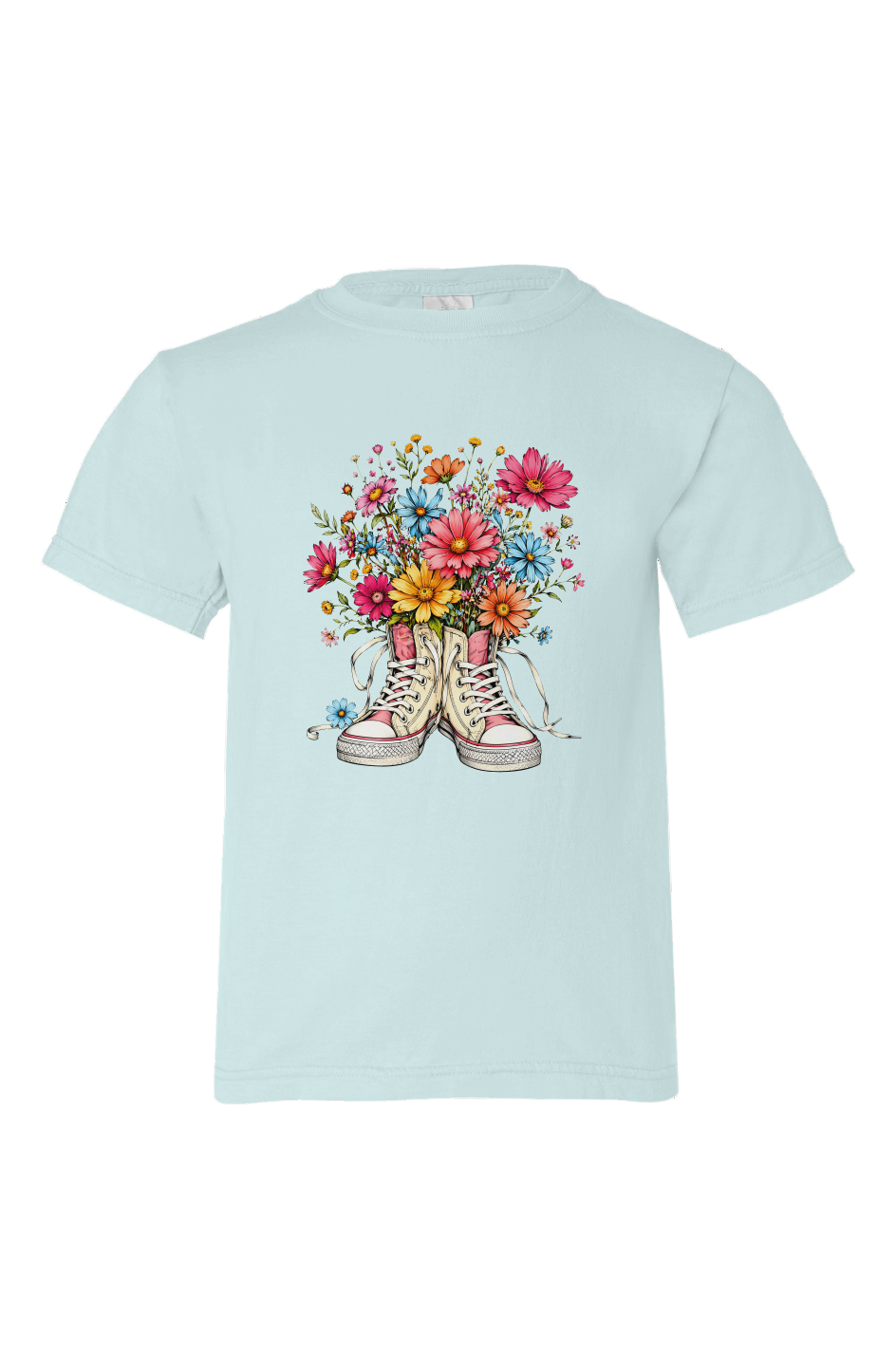 Converse Floral Kids 100 Organic Cotton Tee