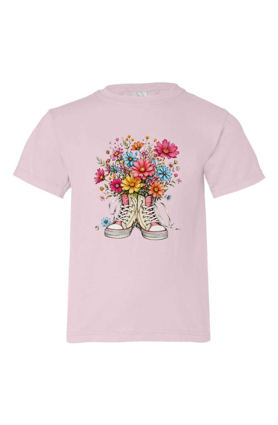 Converse Floral Kids 100 Organic Cotton Tee
