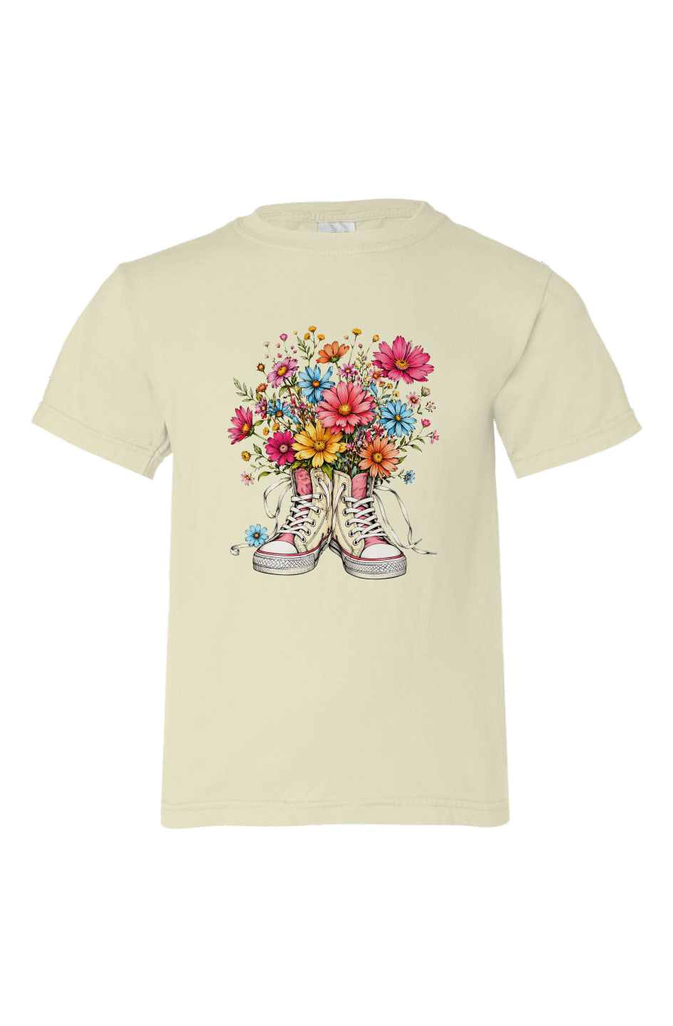 Converse Floral Kids 100 Organic Cotton Tee
