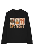 Give Thanks 100 Organic Cotton Long Sleeve Tee