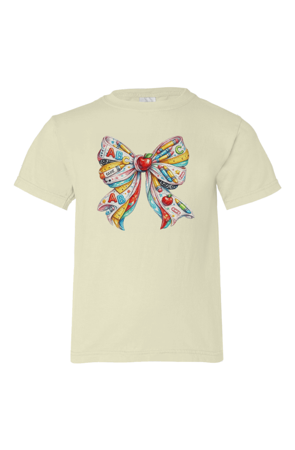 School Bow 100 Organic Cotton Tee