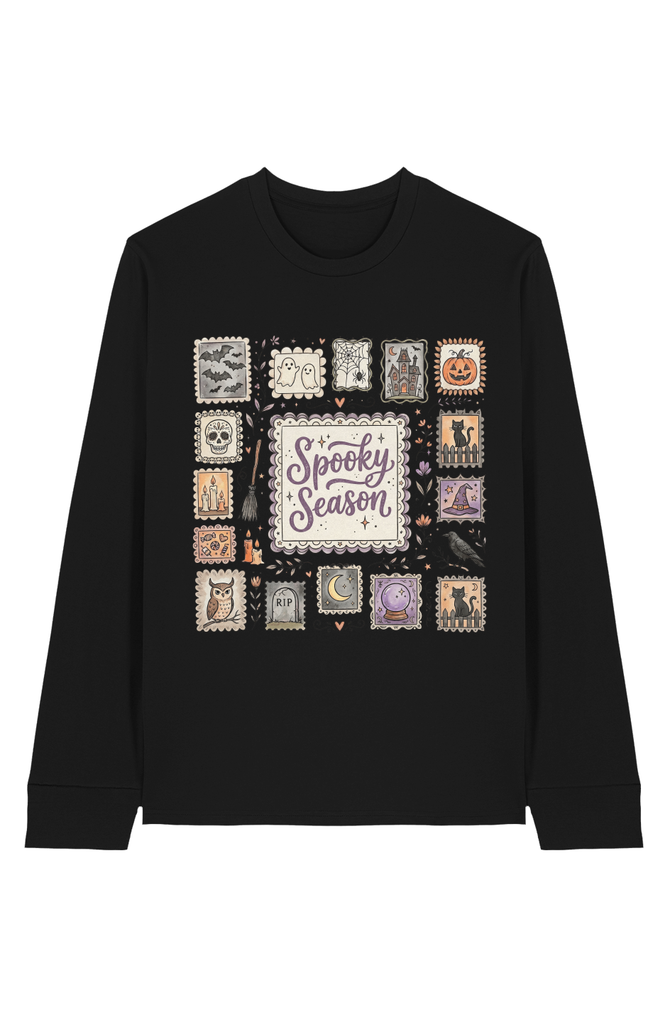 Spooky Season 100 Organic Cotton Long Sleeve Tee