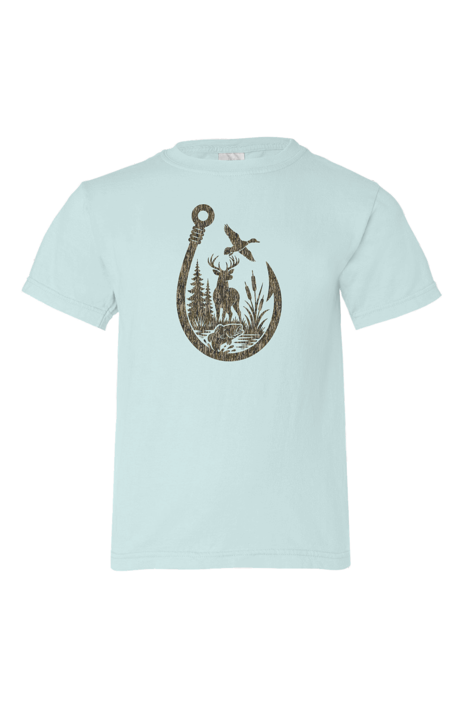 Sportsman Hook Kids 100 Organic Cotton Tee