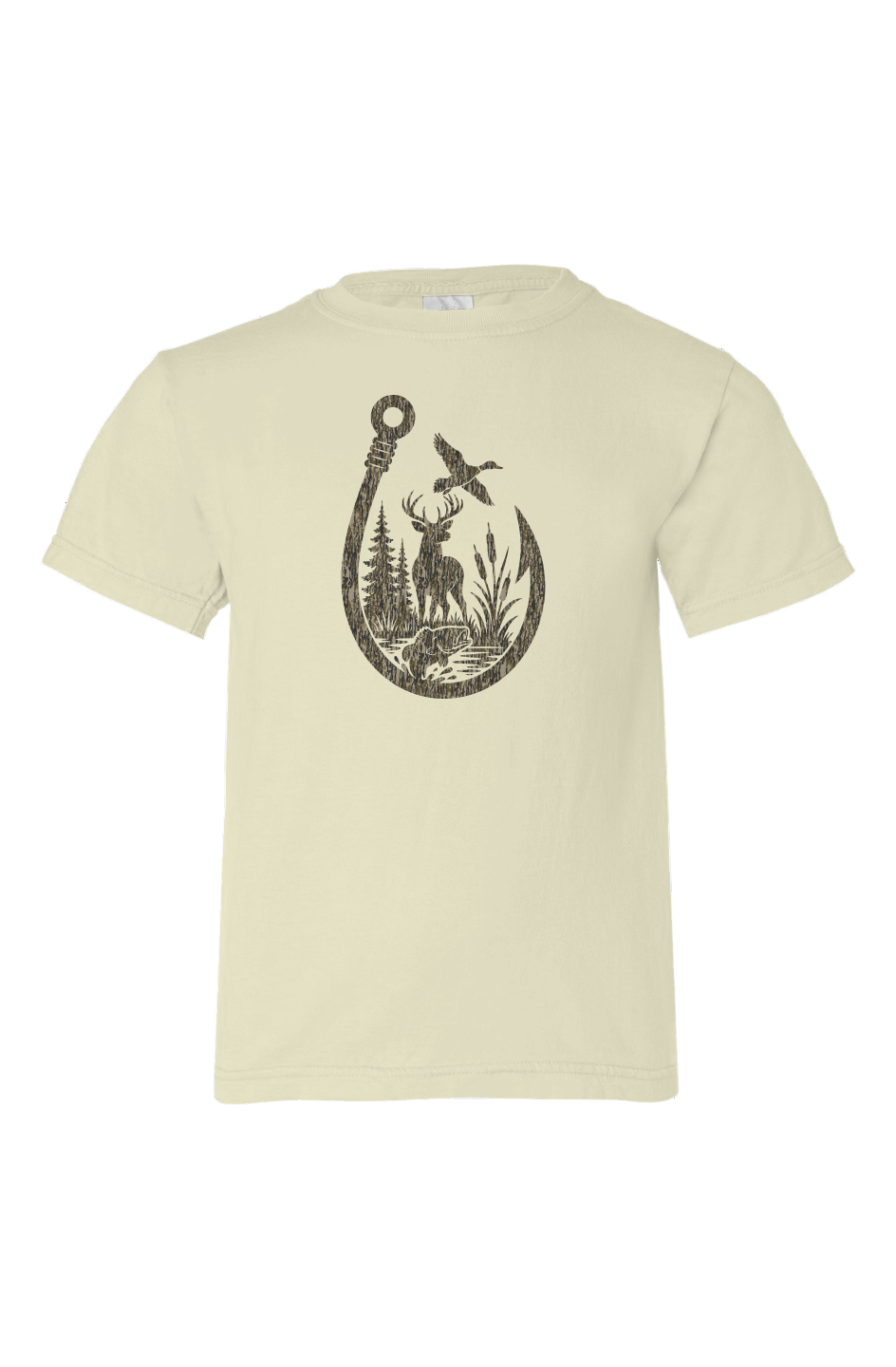 Sportsman Hook Kids 100 Organic Cotton Tee